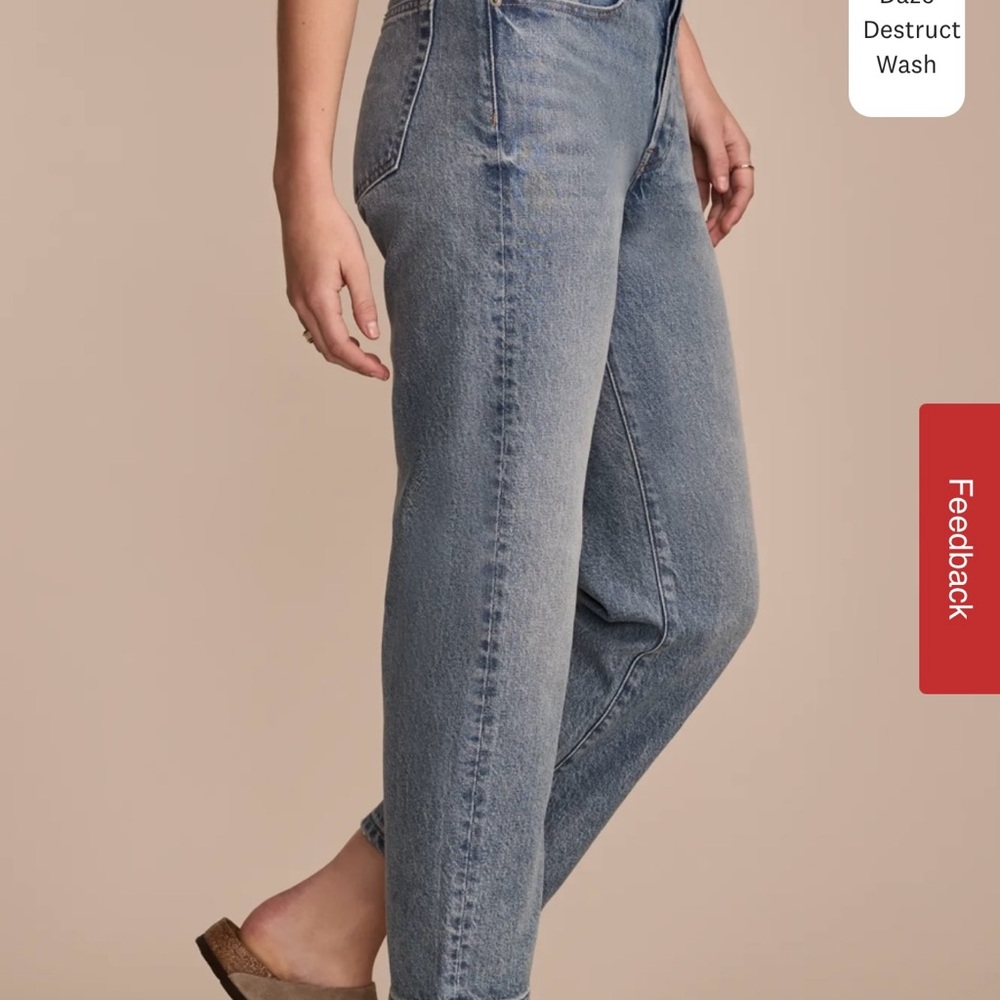 Lucky Brand 90s Loose High Rise Crop Jeans 6/28